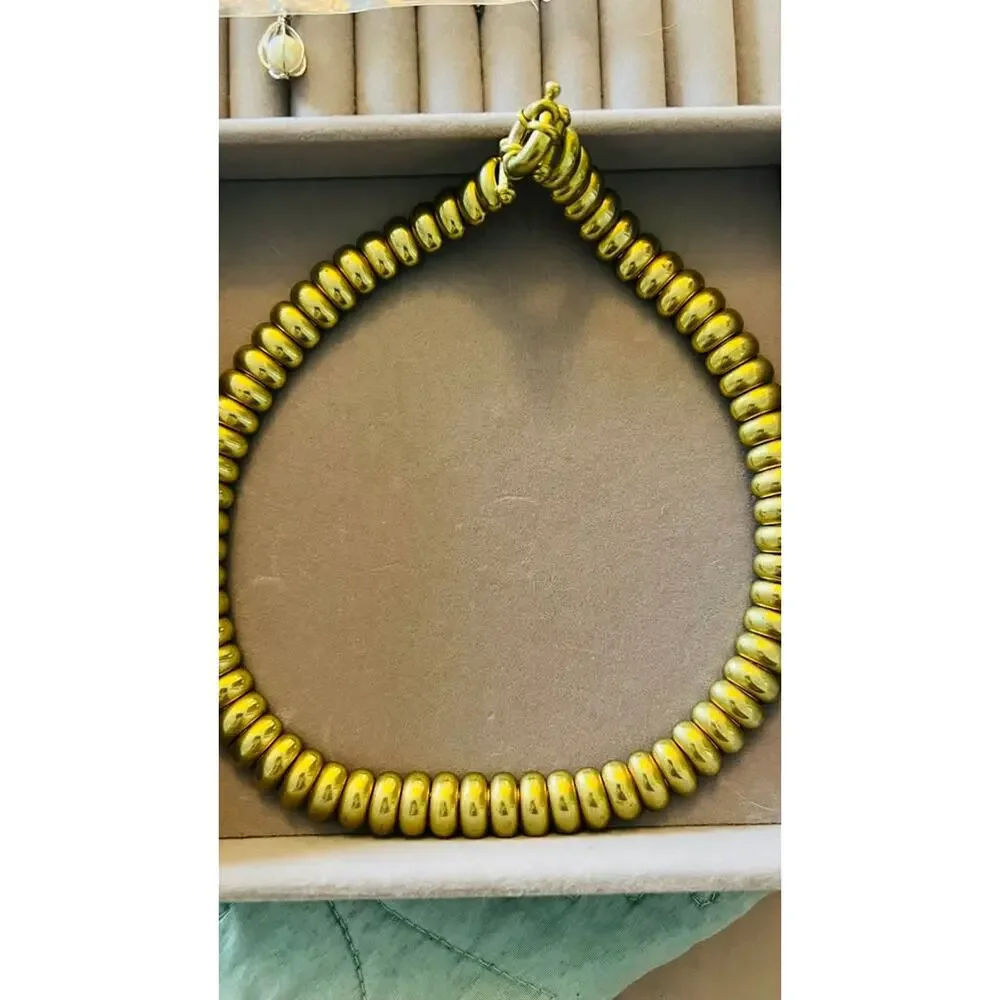 Vintage Avon Gold-Tone Beaded Necklace